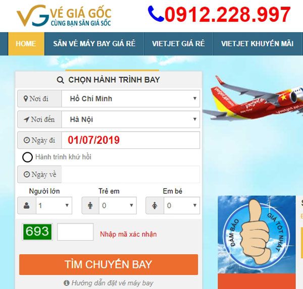 5 bước đặt vé máy bay Bamboo Airways giá rẻ tại Vé Giá Gốc