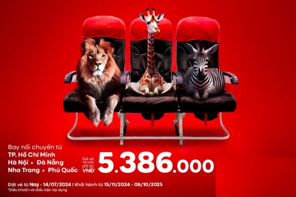 Air Asia Cung Cấp Vé Máy Bay Siêu Rẻ Đi Kenya Giá Chỉ 5 Triệu