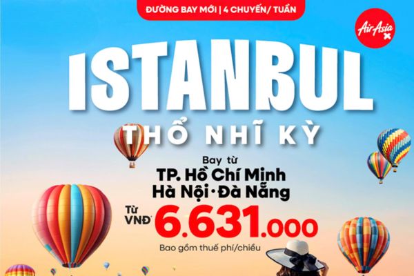 AirAsia chính thức khai trương đường bay Kuala Lumpur Istanbul