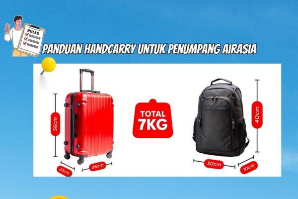 AirAsia tặng 20kg hành lý ký gửi cho chuyến bay đến Malaysia