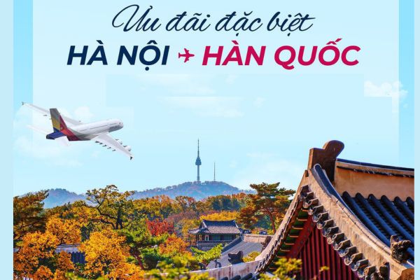 Asiana Airlines khuyến mãi hè giảm giá vé đến 15%