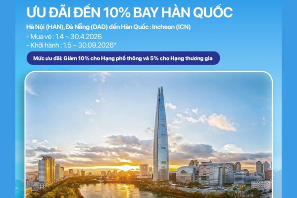 Asiana Airlines khuyến m&atilde;i th&aacute;ng 4/2026: Bay H&agrave;n, Nhật, Ch&acirc;u &Acirc;u từ 301 USD
