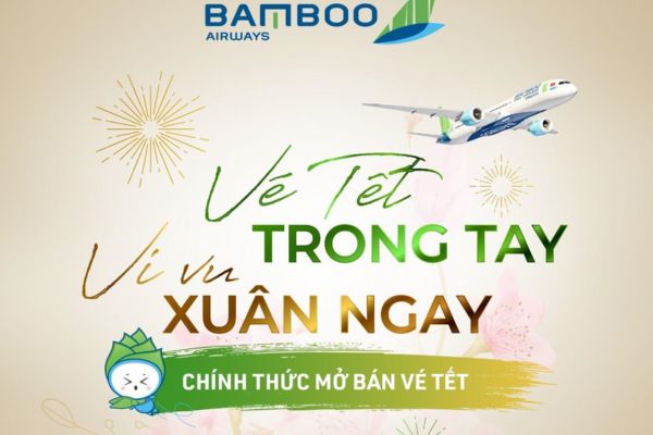 Bamboo Airways chính thức mở bán vé máy bay Tết 2026
