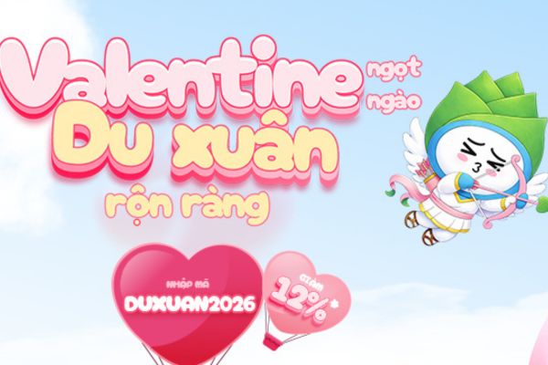 Bamboo Airways tung ưu đ&atilde;i hot Đ&oacute;n xu&acirc;n rộn r&agrave;ng Valentine ngập tr&agrave;n