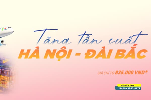 Bamboo Airways ưu đãi giá vé bay Đài Bắc chỉ từ 835K