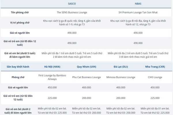 Bamboo Airways ưu đãi khủng – Giảm đến 35% vé phòng chờ Thương gia