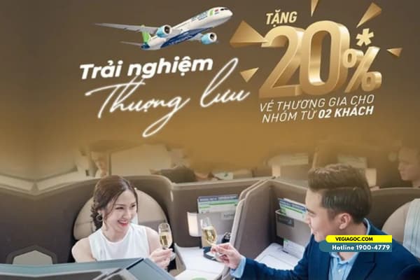 Bamboo Airways giảm giá vé hạng Thương gia tới 20%