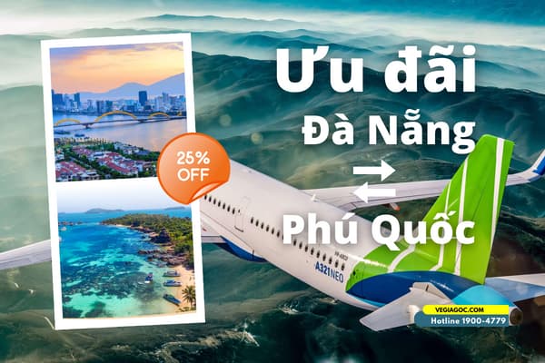 Bamboo khuyến mãi vé máy bay Đà Nẵng đi Phú Quốc