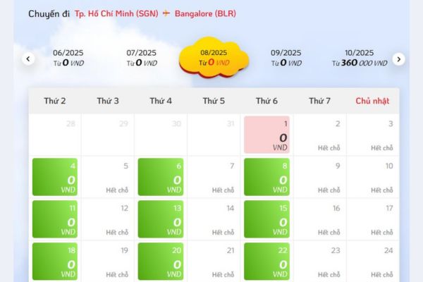 Bay đến Ấn Độ vé chỉ từ 0 đồng