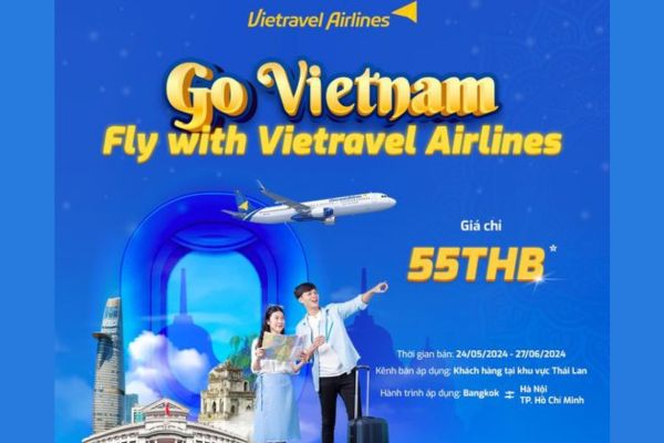 Bay Đến Bangkok Cùng Vietravel Airlines