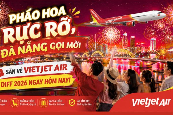 Bay Đến Đà Nẵng Xem DIFF 2026 Cùng Vietjet Air Với Giá Cực Hấp Dẫn