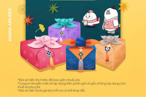 Bay đến Seoul dịp Trung Thu với giá siêu rẻ vé khứ hồi chỉ từ 80 USD cùng Asiana Airlines