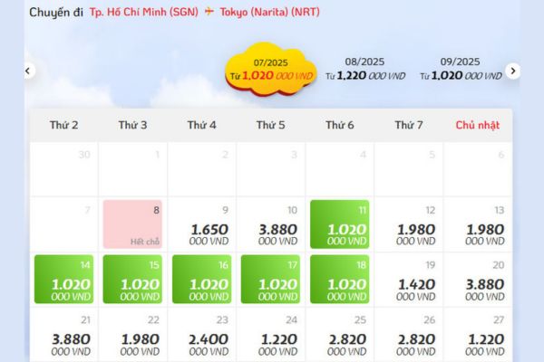 Bay đến Tokyo tháng 7 cùng Vietjet thưởng ngoạn mùa lễ hội rực rỡ sắc màu