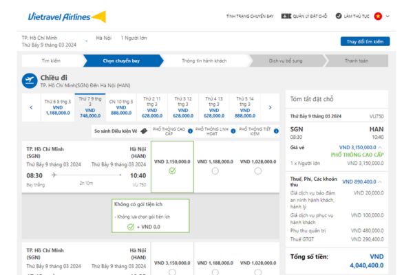 Bay Eco, Giá Hời khám phá Việt Nam cùng Vietravel Airlines