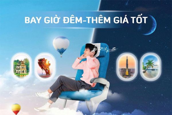 Bay Giờ Đêm Thêm Giá Tốt Ưu đãi hấp dẫn từ Vietnam Airlines