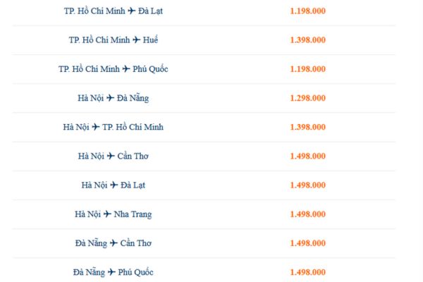 Bay Giờ Đêm Thêm Giá Tốt Ưu đãi hấp dẫn từ Vietnam Airlines