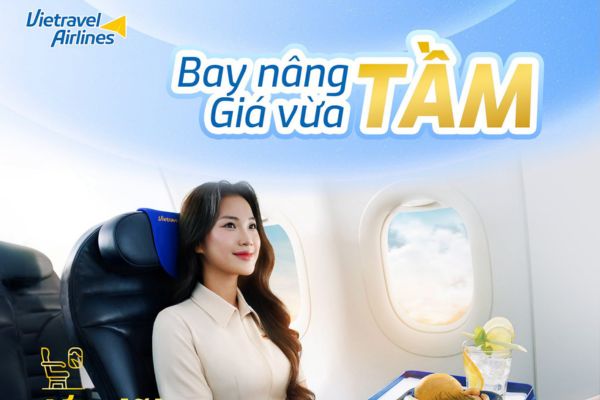 Bay Hạng Cao Cấp Vietravel Airlines Với Vé Giá Gốc Và Ưu Đãi Gần 1 Triệu Đồng
