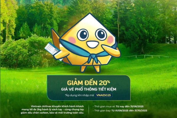 Bay mùa thu nhẹ nhàng tiết kiệm cùng Vietnam Airlines