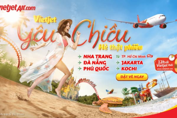 Bay Nha Trang Cùng Vietjet Khuyến Mãi Giờ Vàng