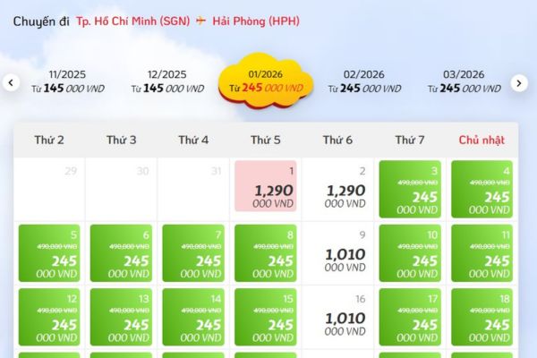 Bay Thả Ga Với Vietjet Ưu Đãi Lên Đến 50% Vé Eco Trong 10 Ngày Vàng