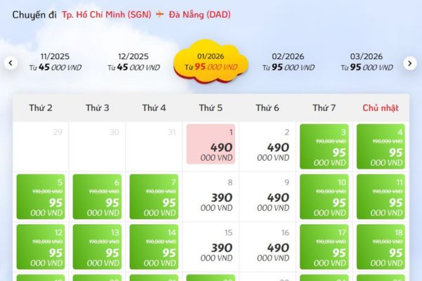 Bay Thả Ga Với Vietjet Ưu Đãi Lên Đến 50% Vé Eco Trong 10 Ngày Vàng