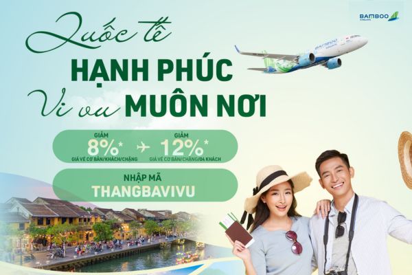 Bay vui trọn vẹn dịp Ngày Quốc tế Hạnh phúc 20/3 cùng Bamboo Airways