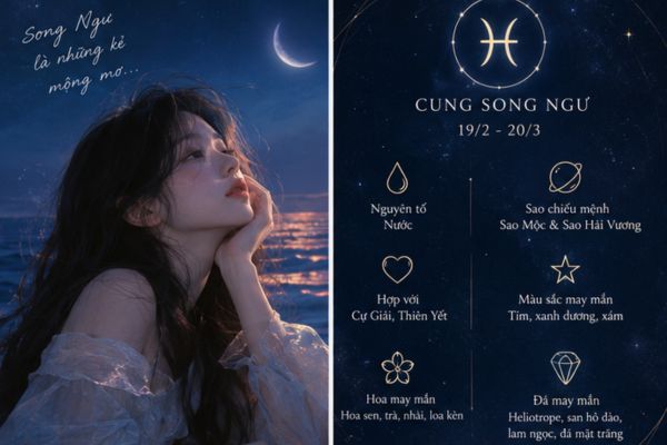 B&iacute; mật cung Song Ngư những kẻ mộng mơ