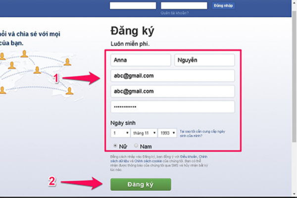 Cách đăng nhập đăng xuất với Facebook