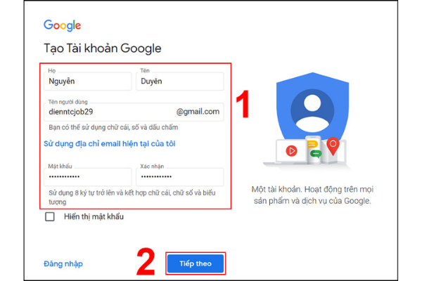 C&aacute;ch tạo t&agrave;i khoản Gmail v&agrave; những hữu &iacute;ch kh&aacute;c