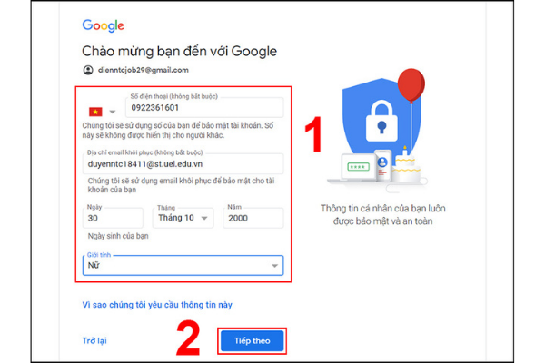 C&aacute;ch tạo t&agrave;i khoản Gmail v&agrave; những hữu &iacute;ch kh&aacute;c