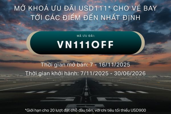 Ngày đôi 11.11: Cathay Pacific tung khuyến mãi vé máy bay giá tốt