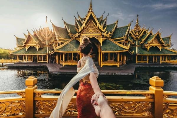 Check in Thành Phố Cổ Đại Muang Boran Thái Lan