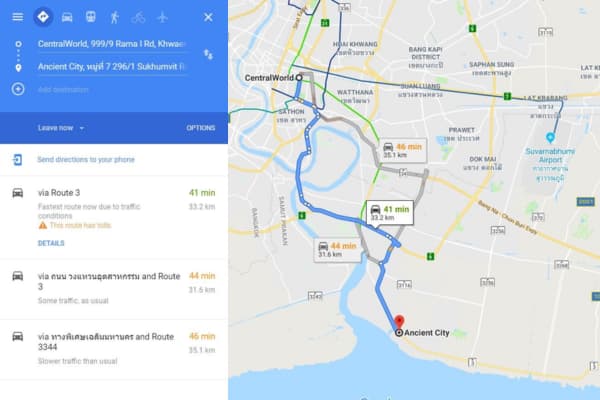 Check in Thành Phố Cổ Đại Muang Boran Thái Lan