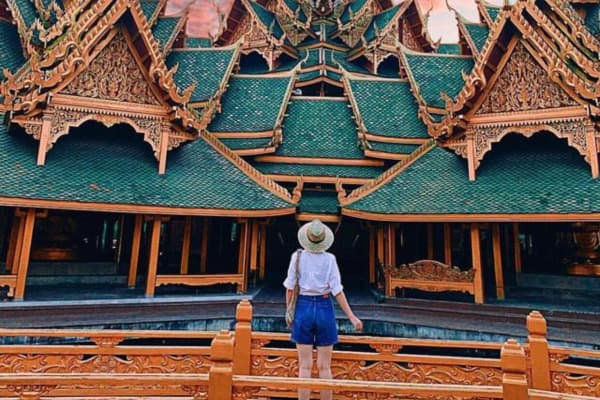 Check in Thành Phố Cổ Đại Muang Boran Thái Lan