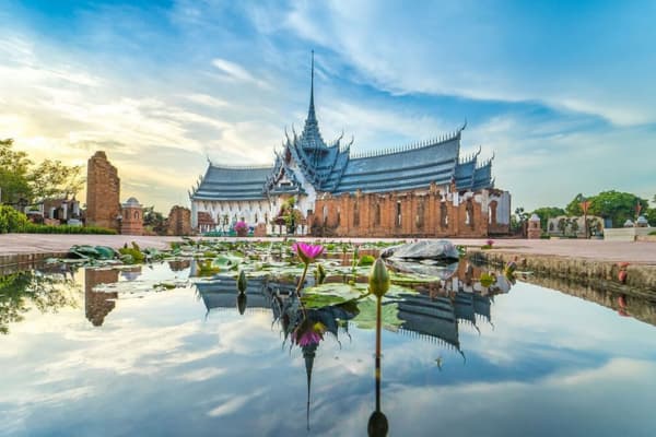 Check in Thành Phố Cổ Đại Muang Boran Thái Lan