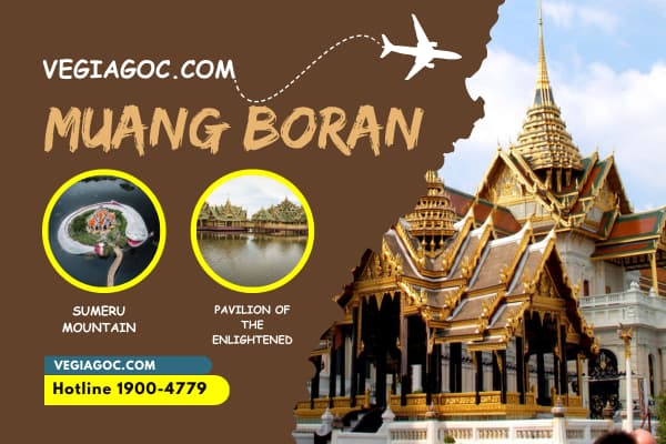 Check in Thành Phố Cổ Đại Muang Boran Thái Lan
