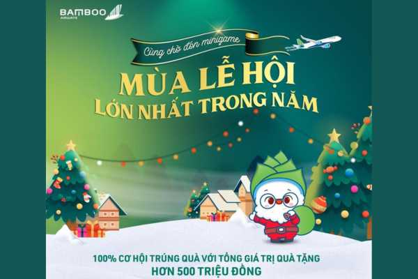 Chinh phục Minigame Rinh Quà Ngay cùng Bamboo Airways