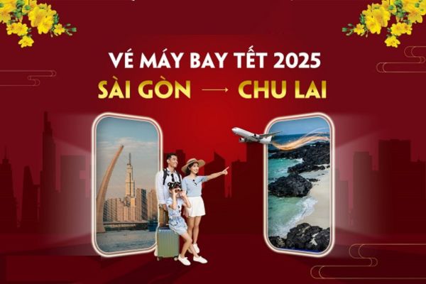 Chính thức mở bán vé máy bay Sài Gòn đi Chu Lai dịp Tết 2025