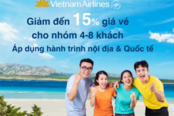 Chương Trình Ưu Đãi Đi Theo Nhóm Từ Vietnam Airlines