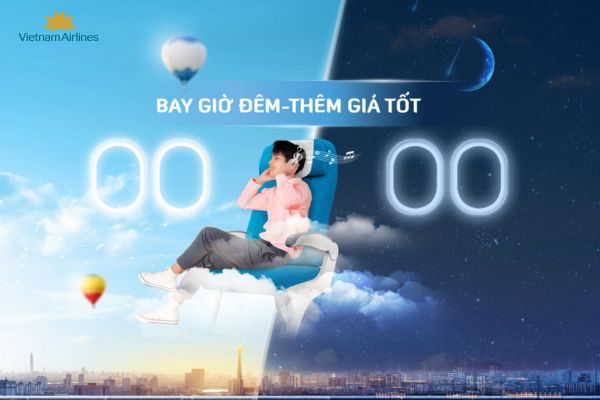 Thời gian áp dụng chương trình từ nay đến hết ngày 27/12/2024, chỉ áp dụng cho các chuyến bay nội địa của Vietnam Airlines khởi hành vào sáng sớm (trước 6h sáng) và tối muộn (sau 21h tối).  Đối với hạng Thương gia, có các ưu đãi như sau: giảm 10% giá vé khi mua vé cho nhóm từ 4 khách trở lên và giảm 15% giá vé cho nhóm từ 8 khách trở lên, áp dụng khi mua vé và bay từ nay đến hết ngày 06/09/2024.  Chương trình ưu đãi này chỉ áp dụng cho hạng Phổ thông tiết kiệm.   Để nhận ưu đãi mua theo nhóm, giá vé ưu đãi cần chứa ký tự -G4- (nhóm 4 khách) hoặc -G8- (nhóm 8 khách) trong phần chi tiết vé. Ưu đãi mua theo nhóm áp dụng cho hành trình khứ hồi và không áp dụng cho hành trình nhiều chặng.  Đối với các vé có điều kiện được phép đổi, chỉ được thực hiện khi toàn bộ nhóm có cùng thời gian và hành trình mới. Đối với các vé có điều kiện được phép hoàn, áp dụng hoàn vé cho cả nhóm khách và không áp dụng hoàn vé cho từng hành khách một.