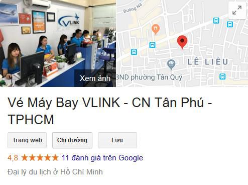 Đại lý vé máy bay quận Tân Phú