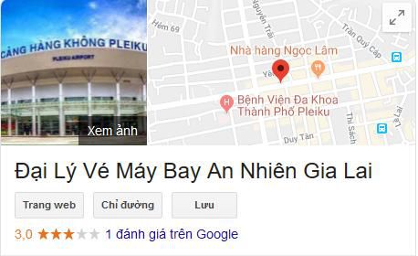 Đại Lý Vé Máy Bay Tại Pleiku