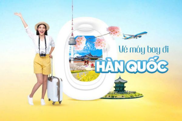 Đặt Vé máy bay đi Hàn Quốc Vietnam Airlines Checkin Đầu Năm Xứ Hàn