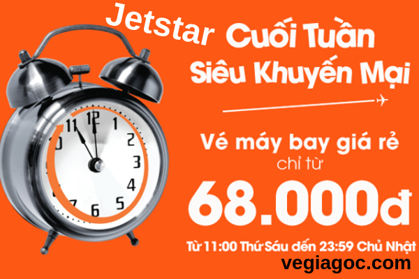 Đặt vé máy bay giá rẻ Jetstar