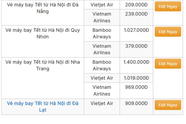 Đặt Vé Máy Bay Mùng 4 Tết Thỏa Sức Du Xuân với Giá Vé Ưu Đãi