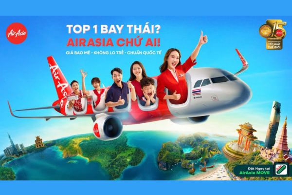 Đặt vé ngay với AirAsia nhận ưu đãi nhân đôi cực hấp dẫn