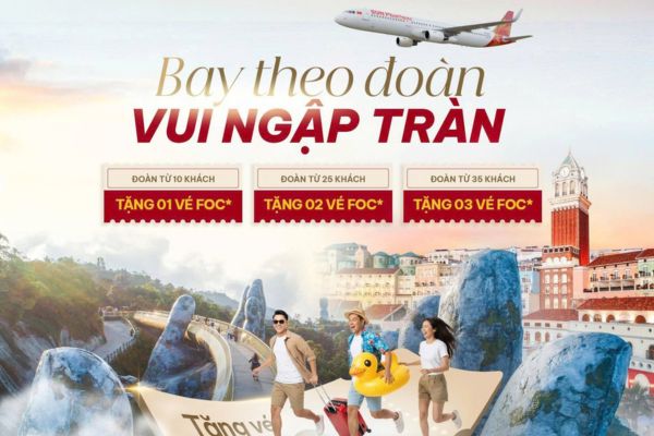 Đặt v&eacute; nh&oacute;m m&ugrave;a h&egrave; &ndash; Nhận ngay ưu đ&atilde;i hấp dẫn đến 30%