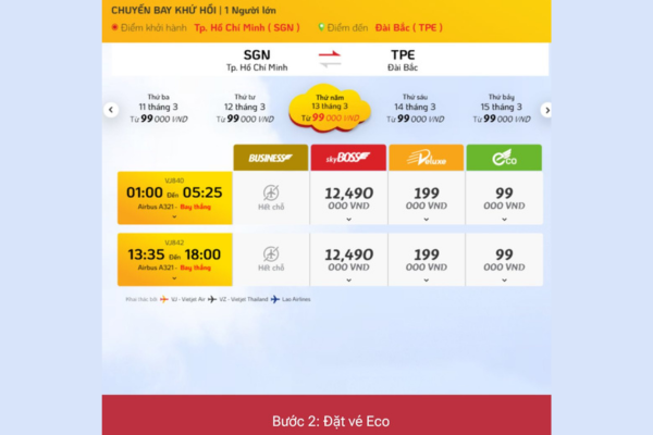 Đặt vé Vietjet, nhận ngay 20kg hành lý miễn phí đến Đài Loan & Úc