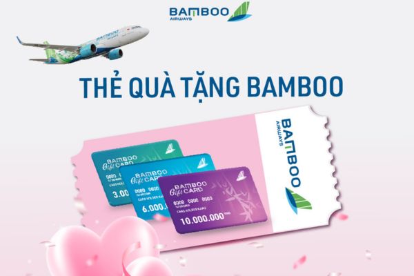 Deal ngọt ngào Valentine Giảm 22% vé bay Bamboo Airways