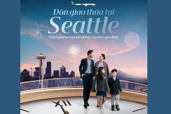 Đón Năm Mới Tại Seattle, Khởi Hành Cùng EVA Air